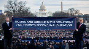 Boeing and Google Lead $1M Donations for Trump’s Second Inauguration