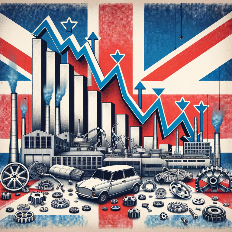 UK Economic Growth Hits Snag: Car Production Plunge Leads to Low Q3 Results